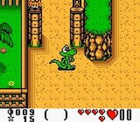 une photo d'Ã©cran de Croc 2 sur Nintendo Game Boy Color